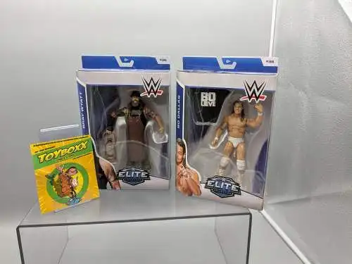 WWE Elite  Bo Dallas mit T-Shirt & Bray Wyatt Actionfigur Mattel CHT52 + 56  K28