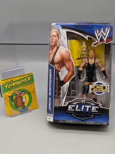 WWE Jack Swagger  incl. Flag & Ladder ca. 17cm  Actionfigur Matte BHJ90  K37