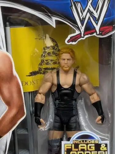 WWE Jack Swagger  incl. Flag & Ladder ca. 17cm  Actionfigur Matte BHJ90  K37
