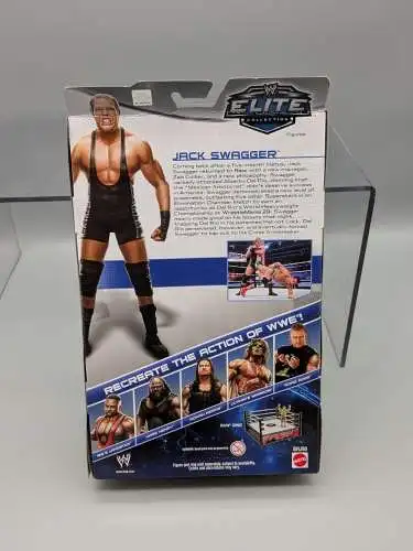 WWE Jack Swagger  incl. Flag & Ladder ca. 17cm  Actionfigur Matte BHJ90  K37