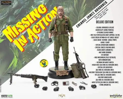 Missing in Action Colonel James Braddock 1/6 Figure deluxe Ifinite Statue