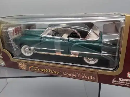 Road Signature Cadillac Coupe de Ville 1949 grün   1/18 in  OVP  F16