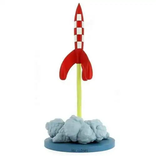 TIM und STRUPPI  startende Rakete MOULINSART  46405 TINTIN 40cm  
