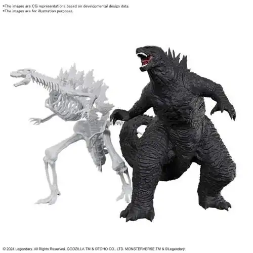 Godzilla x Kong: The New Empire  Godzilla 2024 Modellkit Bandai  1G