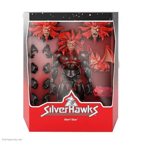 SilverHawks Ultimates Mon Star (Pre-transformation) Actionfigur 18 cm Super7 OBQ