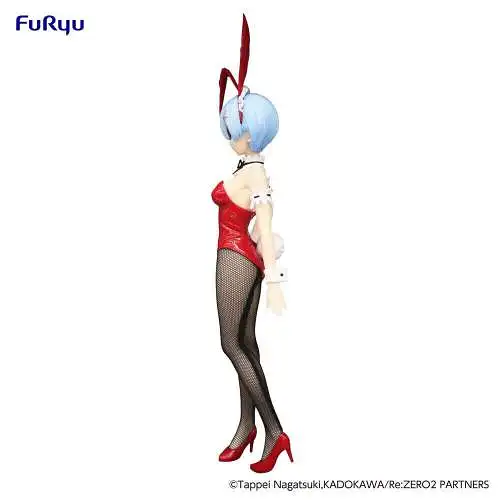 Furyu Re:Zero BiCute Bunnies Rem Red Color ver. 29 cm  OBN