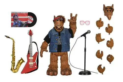 NECA  Alf Ultimate Born to Rock  Actionfigur  18 cm  2C