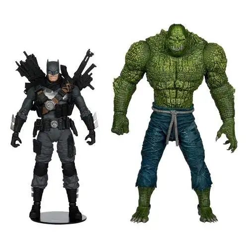 DC Multiverse Batman vs. Killer Croc 18 cm  Collector Edition  McFarlane 2J
