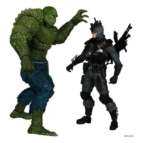 DC Multiverse Batman vs. Killer Croc 18 cm  Collector Edition  McFarlane 2J