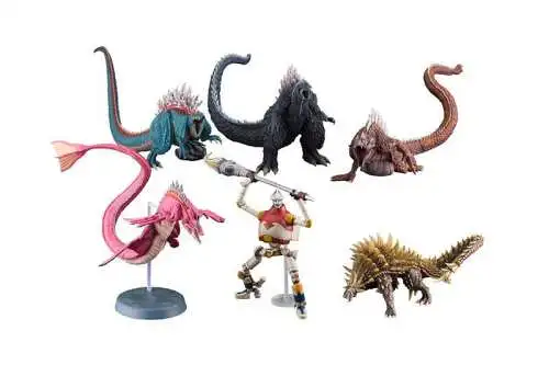 Art Spirits Godzilla II: King of the Monsters Gekizou Series  6 Figuren   OBP