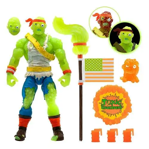 Toxic Crusaders Ultimates  Radioactive Red Rage Actionfigur 18 cm Super7 OBQ