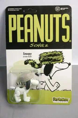 Peanuts ReAction Racoon Hat Snoopy Actionfigur  10 cm Super7 KAK