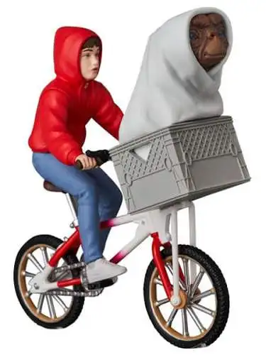 E.T. - Der Außerirdische UDF Serie Mini Figure E.T. & Elliot Bicycle  Medicom 1D