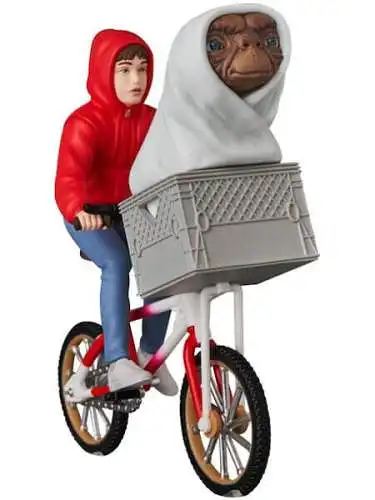 E.T. - Der Außerirdische UDF Serie Mini Figure E.T. & Elliot Bicycle  Medicom 1D