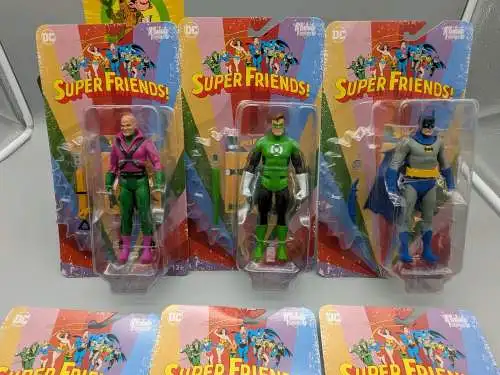 DC Retro 6 Figuren  Wave 12 Batman Green Lantern Riddler Lex Luthor McFarlane 2J