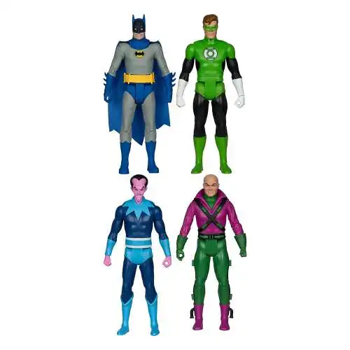 DC Retro 6 Figuren  Wave 12 Batman Green Lantern Riddler Lex Luthor McFarlane 2J