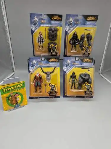 Herr der Ringe Die Schlacht der Rohirrim 4er Set Build-A Snow Troll McFarlane 1G