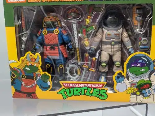 Neca Teenage Mutant Ninja Turtles (Cartoon) Space Adventure & Samurai Turtles 1E