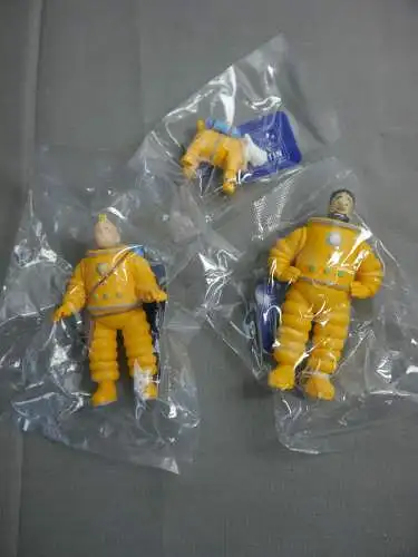 TIM & STRUPPI Tintin Tim Struppi Haddock Astronauten Set  PVC   MOULINSART