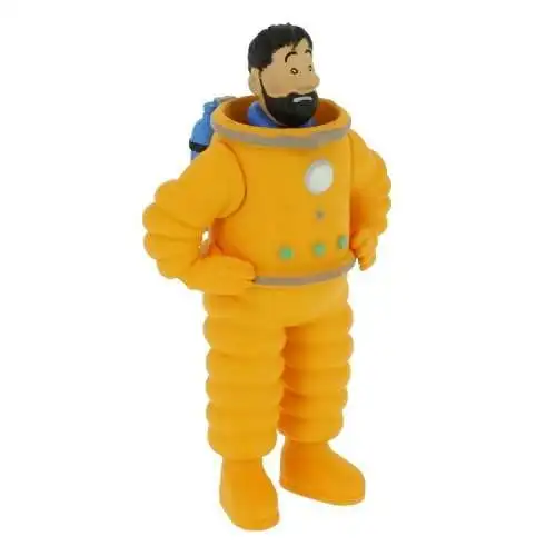 TIM & STRUPPI Tintin Tim Struppi Haddock Astronauten Set  PVC   MOULINSART