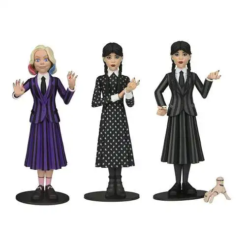 Neca Wednesday Toony Terrors  2 x Wednesday Addams  & Enid    2F