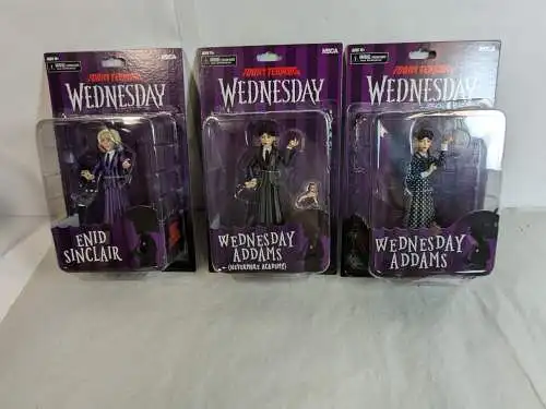 Neca Wednesday Toony Terrors  2 x Wednesday Addams  & Enid    2F