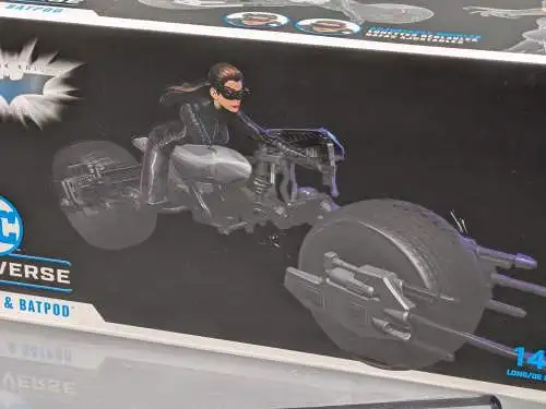 DC Multiverse Batpod with Catwoman  The Dark Knight Rises  McFarlane 1I