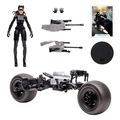 DC Multiverse Batpod with Catwoman  The Dark Knight Rises  McFarlane 1I