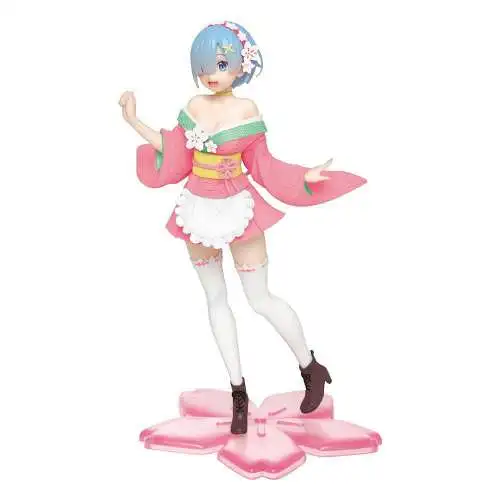 Taito Re:Zero Precious Rem Original Sakura Image Ver. Renewal  PVC Statue  OAD