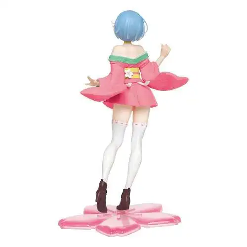 Taito Re:Zero Precious Rem Original Sakura Image Ver. Renewal  PVC Statue  OAD
