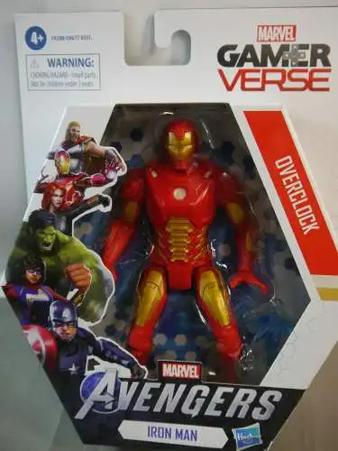 Marvel Avengers Gameverse Iron Man Overclock  15cm  Hasbro KBJ