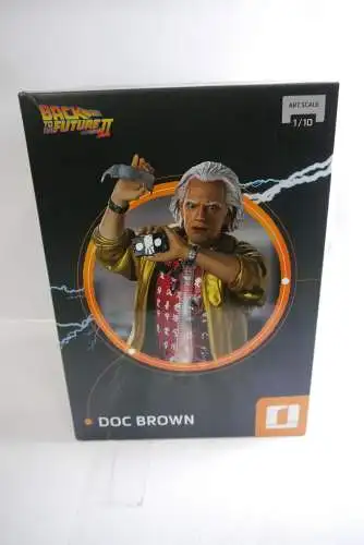 Zurück in die Zukunft II   Doc Brown  Art Scale Statue 1/10 25 cm  Iron Studio