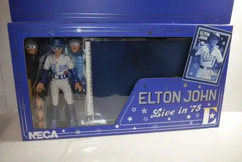 Neca Elton John Clothed  Live in '75 Deluxe Set Actionfigur 20 cm OBI