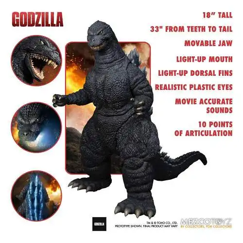 Godzilla 46cm mit Sound und Leuchtfunktion Ultimate Godzilla   MEZCO