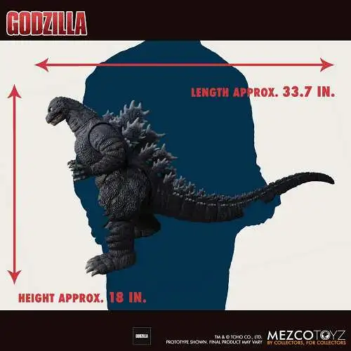 Godzilla 46cm mit Sound und Leuchtfunktion Ultimate Godzilla   MEZCO