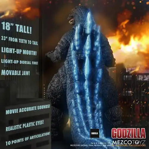 Godzilla 46cm mit Sound und Leuchtfunktion Ultimate Godzilla   MEZCO