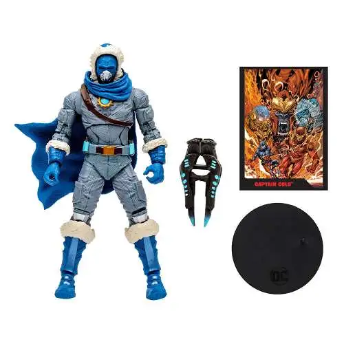 DC Direct Page Puncher  Captain Cold + Comic  Flash Comic  McFarlane OAA