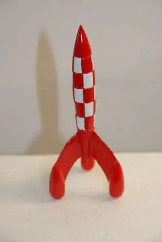 TIM & STRUPPI Tintin Metall Rakete 9,5cm  Museum Moulinsart aus Set 46530