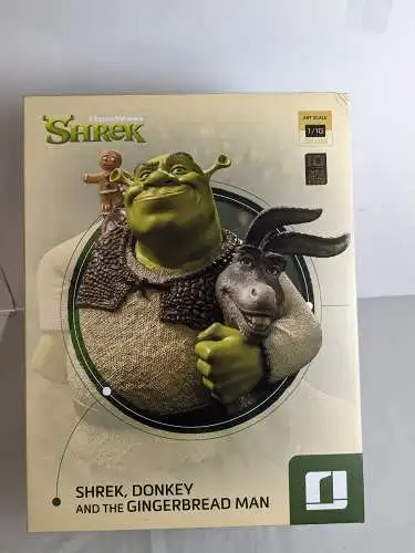 Shrek Donkey and The Gingerbread Man (Deluxe) -  Art Scale 1/10 Iron Studio
