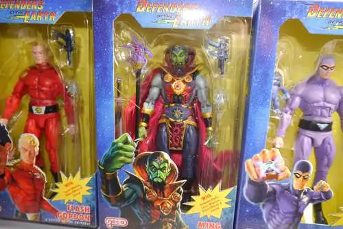 Neca Defenders of the Earth Flash Gordon Ming the Merciless Phantom OBN