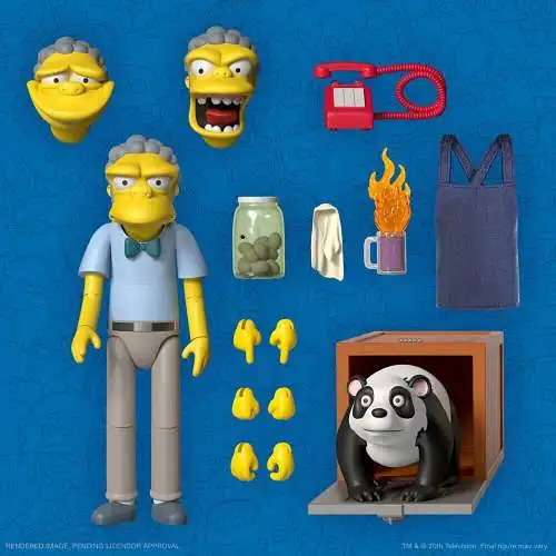 Die Simpsons Moe  Actionfigur  18 cm Super7 OAF
