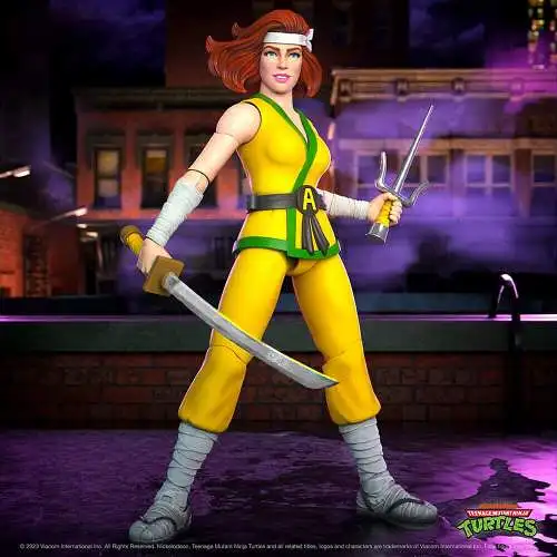 Teenage Mutant Ninja Turtles Ninja April 18 cm  Ultimates Actionfigur Super7 1C