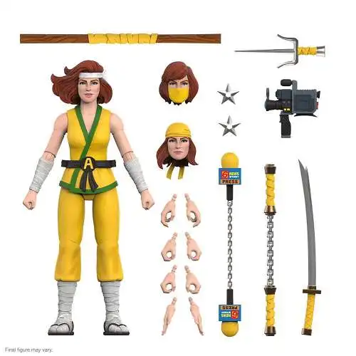 Teenage Mutant Ninja Turtles Ninja April 18 cm  Ultimates Actionfigur Super7 1C