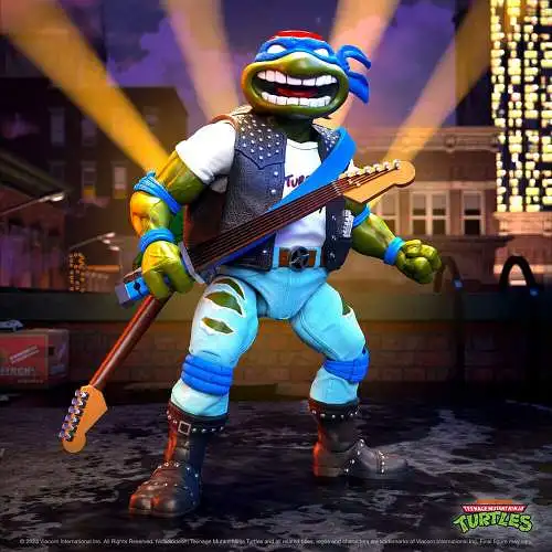 Teenage Mutant Ninja Turtles  Classic Rocker Leo Ultimates Actionfigur Super7 1C