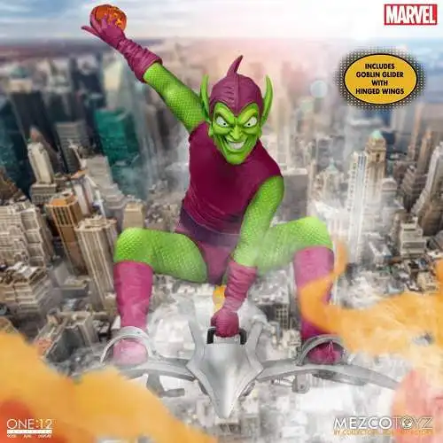 Marvel Green Goblin - Deluxe Edition Actionfigur 1/12  17 cm MEZCO 2O