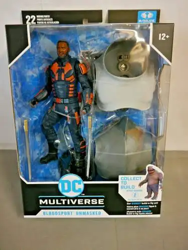  Multiverse Suicide Squad Build A Bloodsport (Unmasked) 18 cm McFarlane KAF