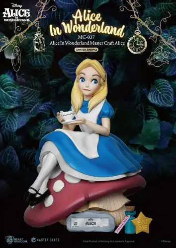 Disney Alice im Wunderland Master Craft Statue Alice 36 cm Beast Kingdom  (ÜF)