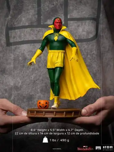 Marvel WandaVision Art  Statue 1/10 Vision Halloween Version 22 cm Iron Studio