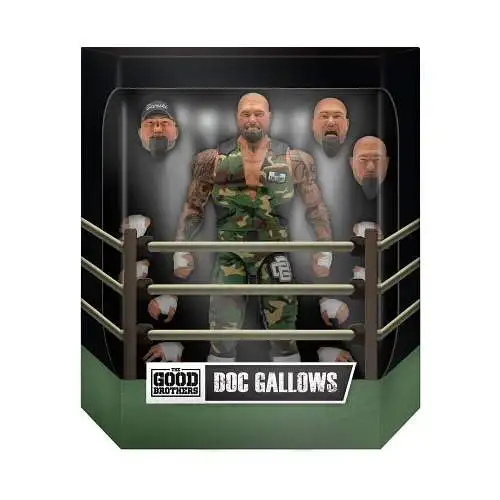 WWE Good Brothers Wrestling Ultimates Doc Gallows 18 cm  Super7 OBG