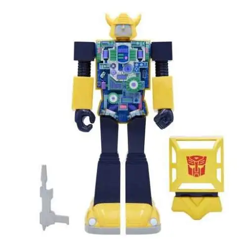 Transformers Super Cyborg  Bumblebee (Full Color) Actionfigur 28 cm Super7 OAH